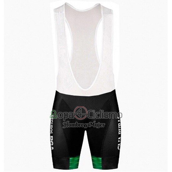 Caja Rural Ropa Ciclismo Culotte Corto 2019 Hombre Mangas Cortas Verde Negro